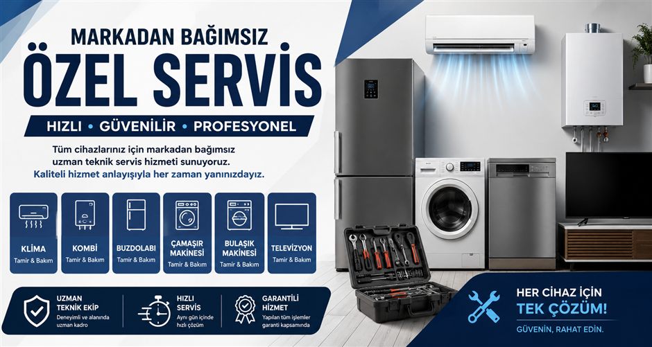 Hadim Beyaz Eşya Servisi — klima, kombi ve beyaz eşya servisi